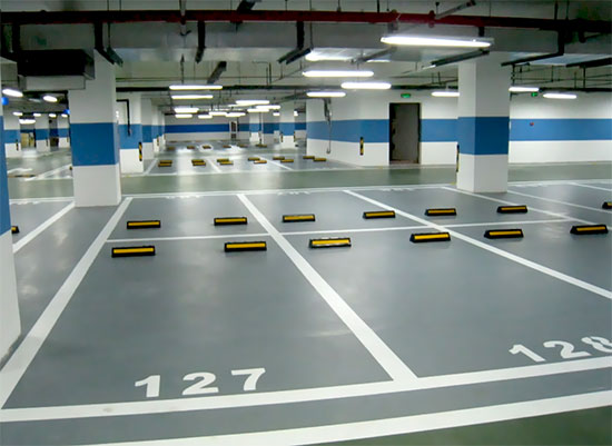 地下車庫車位劃線系列